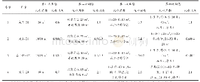 表3 大斜度区周期注水调整过程统计表