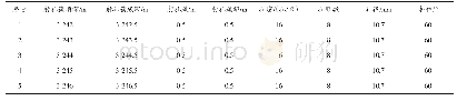 表1 本溪组某井第一级射孔方案表