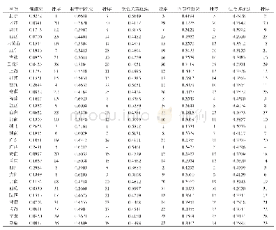 表2 不同方法测度的2018年我国31个省级“政府门户网站政务服务指数”