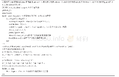 《表2 改进的颜色特征提取关键代码》