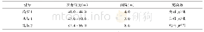 表1 隐伏岩溶发育特征表