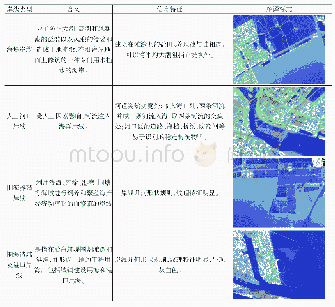 表1 海岸线类型划分及其遥感解译标志