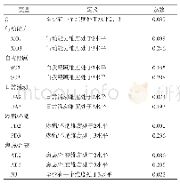 表2 EQ-5D-3L量表基于中国居民的效用值积分体系