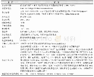 表1《三江源及其毗邻地区公里网格降水数据集（2009–2013）》元数据简表