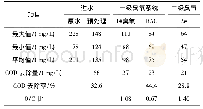 表2 稳定运行第二阶段进出水COD汇总结