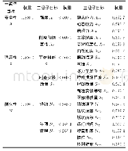 表4 指标权重系数：基于和谐度方程的水工钢闸门健康评价