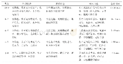 表1 白花木瓜含片感官质量评分标准表