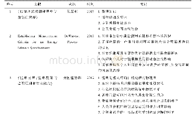 表4 能量素养中的能量大概念表述