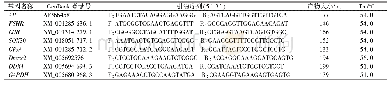 表1 q RT-PCR引物序列及退火温度(Tm)