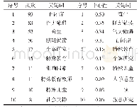 表1 高频关键词和高中心性关键词排序表