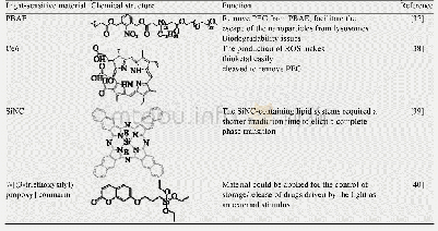 表5 一些常见的光敏化合物