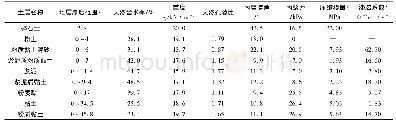 表2 模拟参数表：大连某围填海造陆场地碎石土性质及地表变形计算