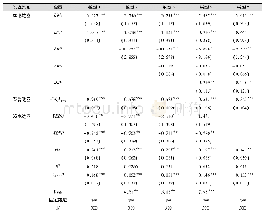 表3 动态空间面板模型的估计结果