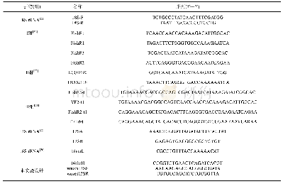《表1 引物名称及序列[31]》