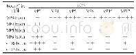 表2 biotin标记m Abs检测副溶血弧菌实验结果