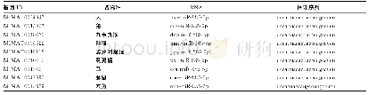 表1 不同物种hsa-miR-885-5p成熟序列