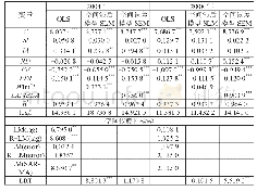 表4 模型的参数估计结果