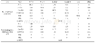 表2 基于两种特征的SVM分类混淆矩阵