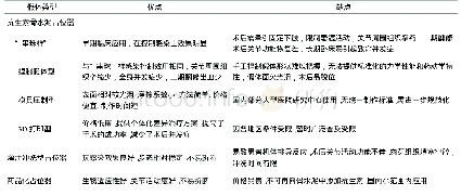 表1 我国临床常用占位器优缺点比较