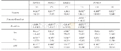 《表6 担保网络与企业债务融资水平》