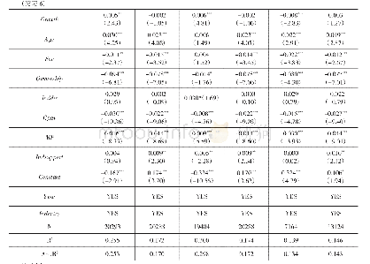 《表6 担保网络与企业债务融资水平》