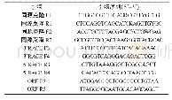 表1 试验所用引物序列：雨生红球藻植物类型隐花色素基因克隆与序列分析