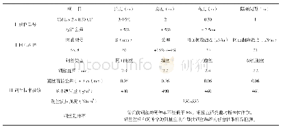 表1 堤防断面结构型式比选表