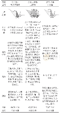 表1 挡墙型式比较表：软基上格宾石笼挡土墙设计及其适用条件探析