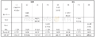表6 家庭风险金融资产配置对个人幸福感的城乡差异