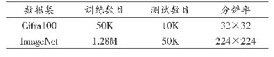 表2 图像分类数据集：一种基于Boosting的差分互补卷积网络