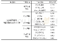 表6 地方政府债务风险预警指标最终权重