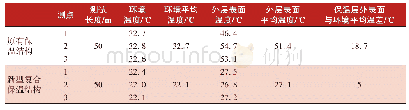 《表5 复合保温结构与原有保温结构保温效果的实地检测结果》