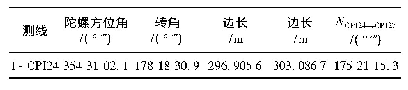 表1 地面基准边陀螺方位角计算