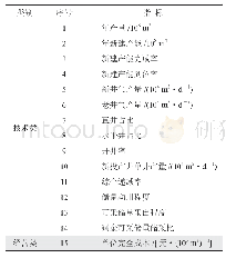 表2 国内石油公司股份公司级和油田公司级天然气开发对标指标统计表