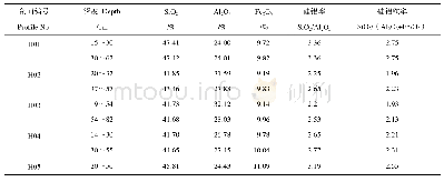 表4 供试土壤的黏粒化学组成