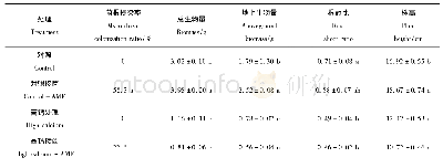 表1 不同处理下玉米幼苗的菌根侵染率和生长特征