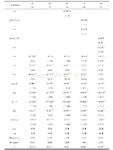 表8 进一步分析-企业社会责任不同维度的调节作用