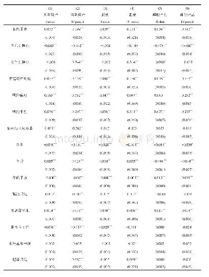 表5 互联网使用与风险金融市场参与决策