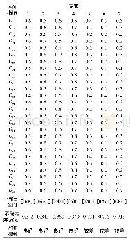 表6 专家评分汇总：基于FAHP与D-S证据理论的地铁PPP项目绩效评价