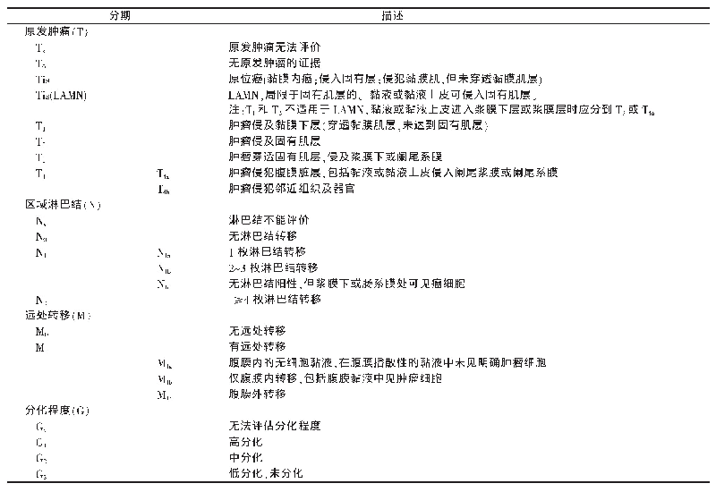 《表3 AMN分期（AJCC第8版）（一）》