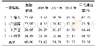 表4 M医院一级指标得分表