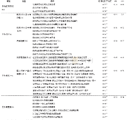 《表3 量表的聚合效度：智慧医疗对医生工作满意度的影响机制研究——基于信息系统的使用习惯视角》