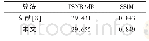 表1 重建图像质量评估：Raw格式岩心图像超分辨率重建