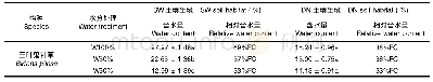 表2 不同小生境下土壤水分状况