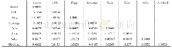 表5 全样本下主要变量相关系数矩阵