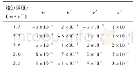 表5 不同流速工况对应的公式(13)中各系数值