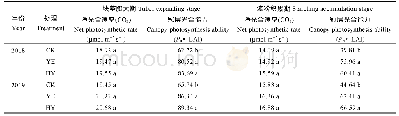 表4 不同栽培模式下马铃薯净光合速率和冠层光合能力