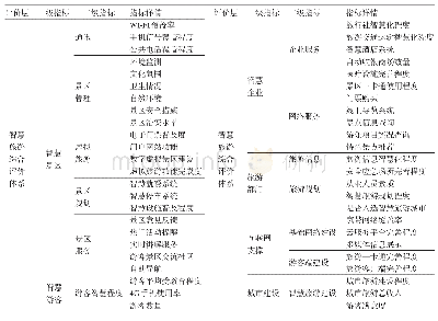 表1 智慧旅游评价指标体系