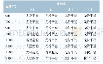 表6 不同颜基比经高温后的涂层表面状态