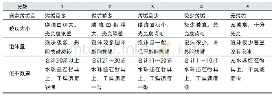 《表1 各项测试指标的评分标准》